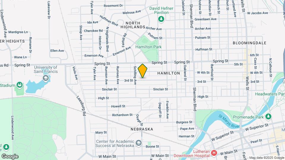 1502 3rd St Map and Location Details