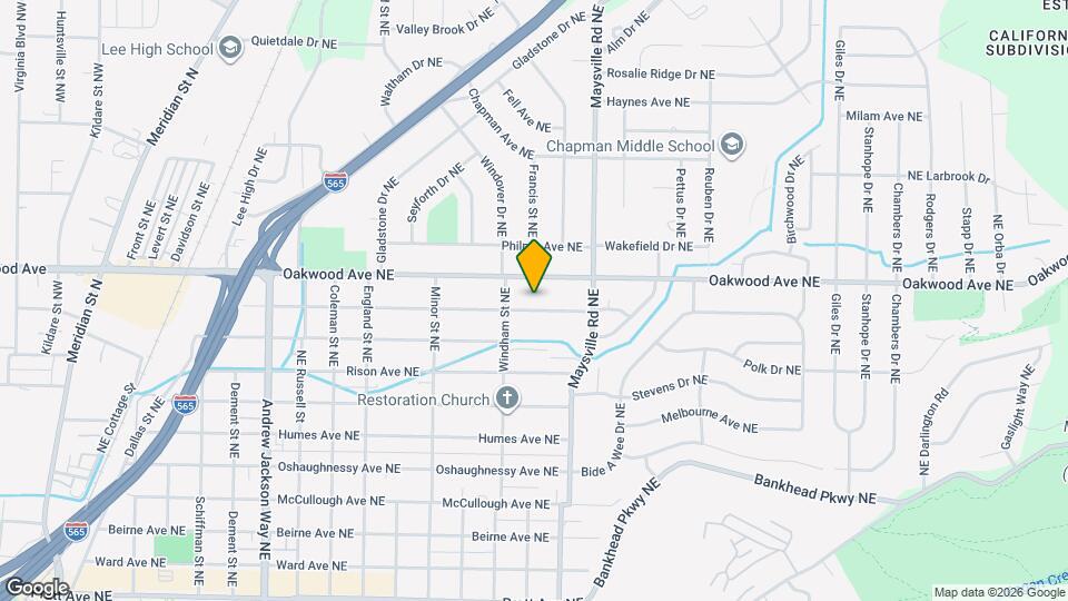 1529 Mckinley Ave NE Map and Location Details