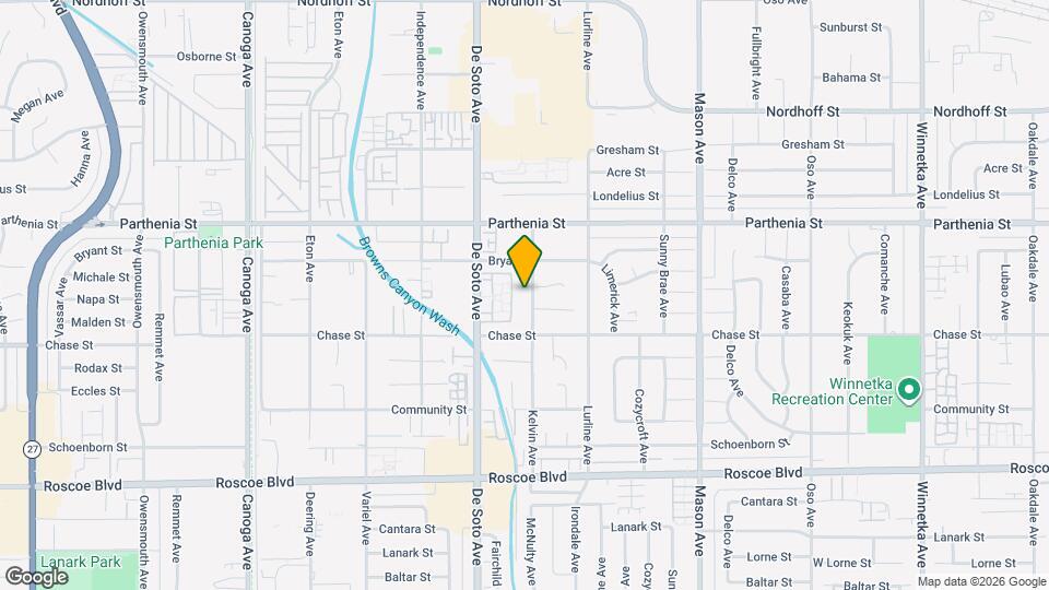 8545 Kelvin Ave, Unit Guesthouse Map and Location Details