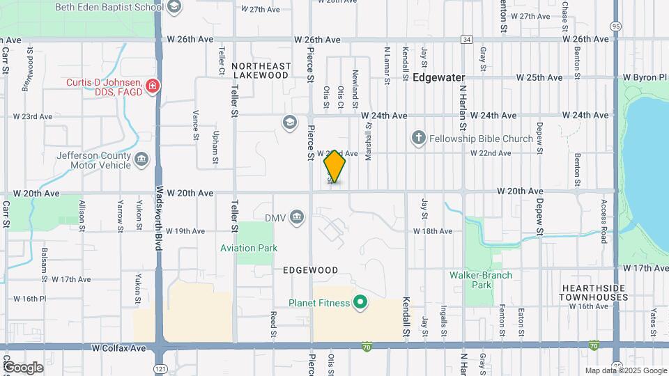 2000 Otis St Map and Location Details