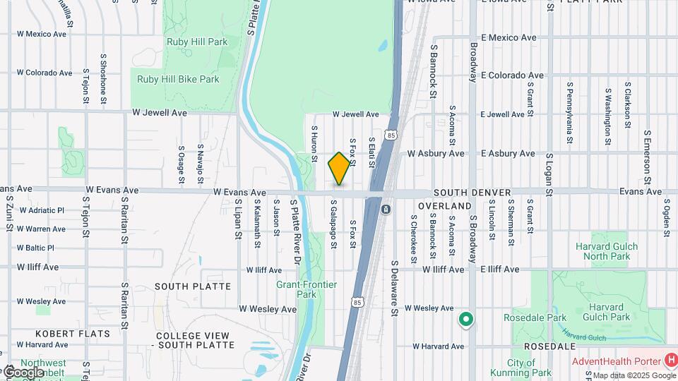 685 W Evans Ave Map and Location Details