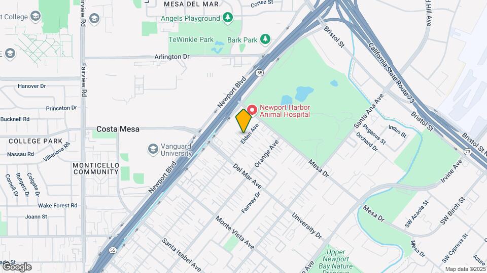 2653 Elden Ave Mapa y Detalles de la Ubicación