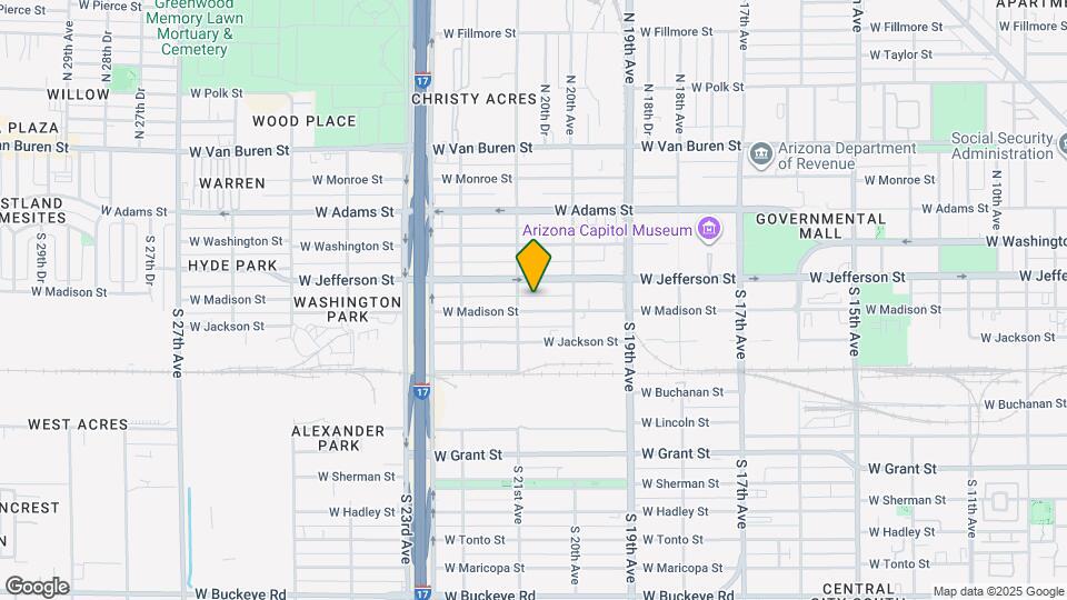 2034 W Madison St Map and Location Details