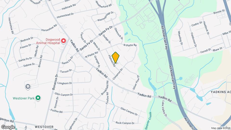 5414 Plateau Rd Map and Location Details