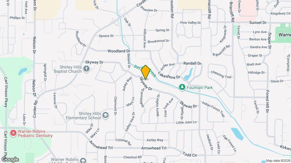 418 Skyway Dr Mapa y Detalles de la Ubicación