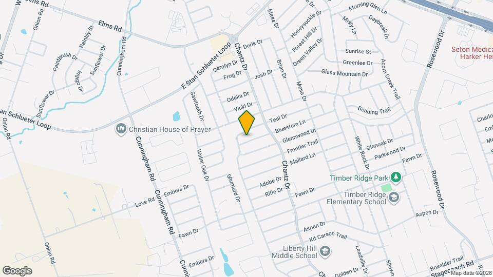 4205 Bluestem Ln Map and Location Details