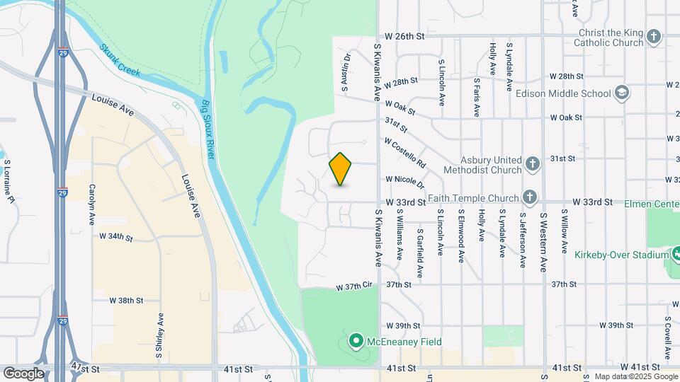 2904 W 33rd St Map and Location Details