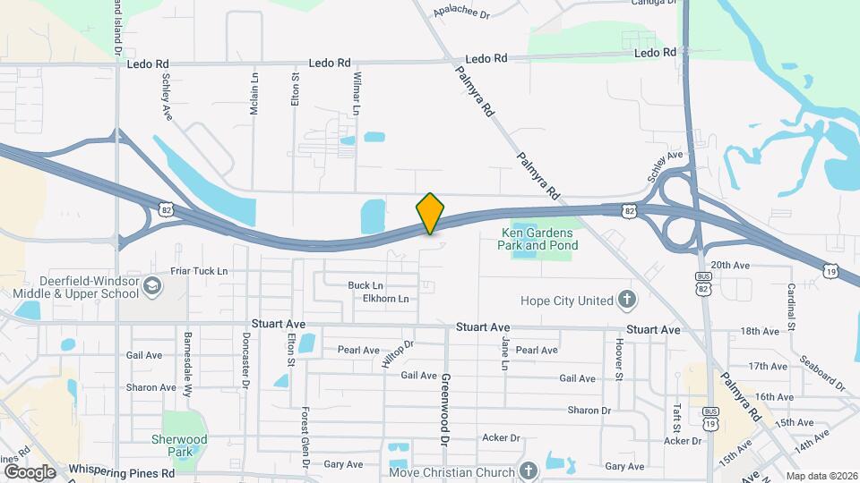 2529 Hilltop Dr, Unit 1 Map and Location Details