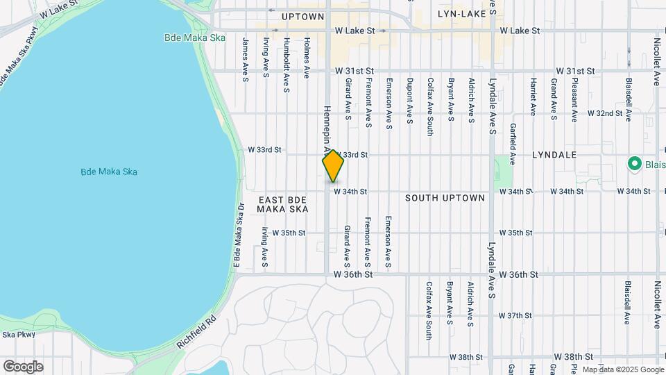 1416 W 34th St Map and Location Details