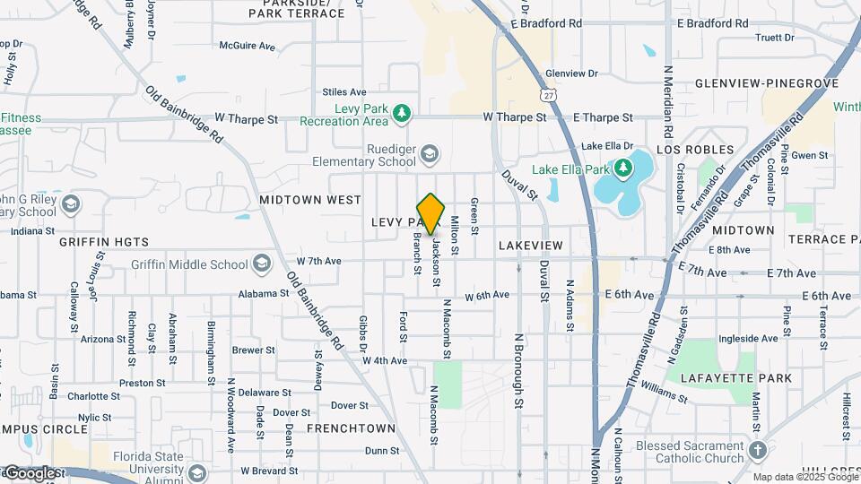 1418 Jackson St Map and Location Details