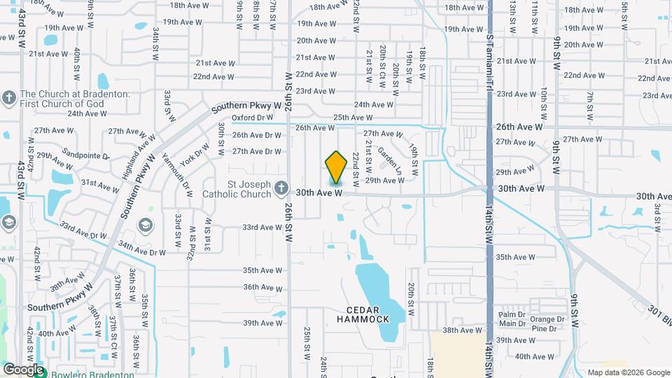 2306 30th Ave W Map and Location Details