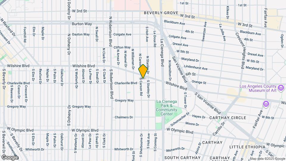 128 S Carson Rd Map and Location Details