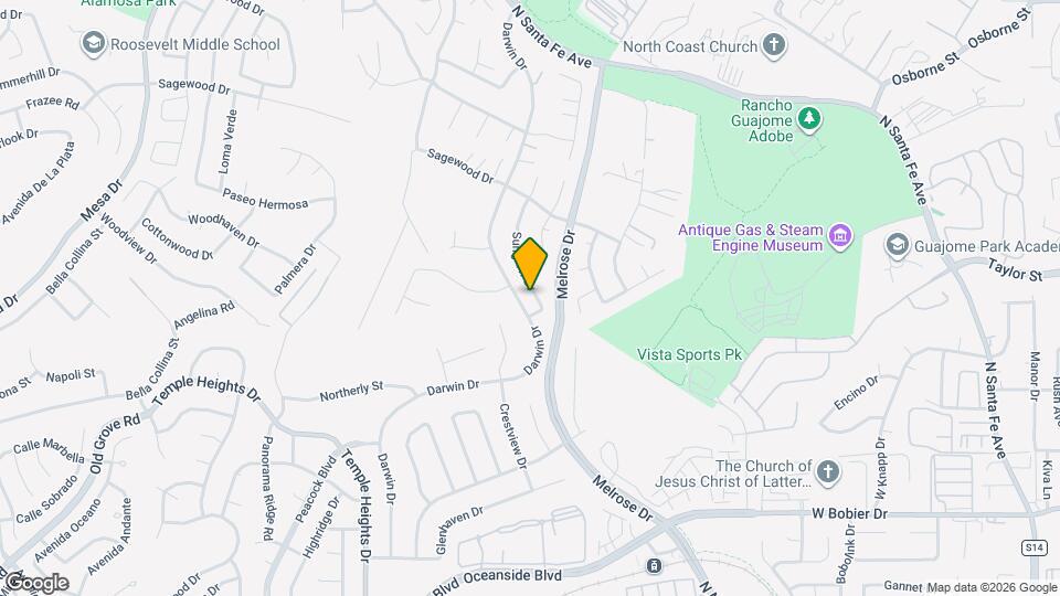 1287 Sunglow Dr Map and Location Details