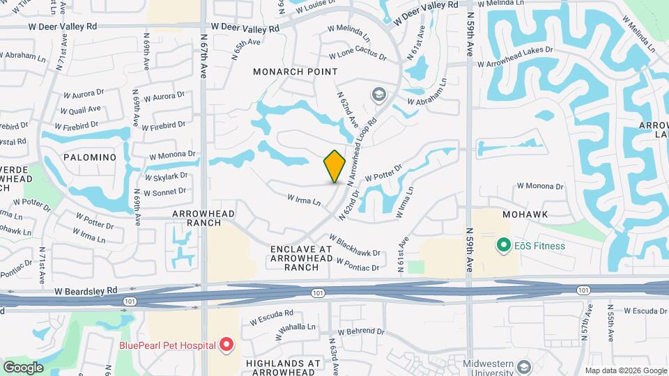 6325 W Potter Dr Mapa y Detalles de la Ubicación