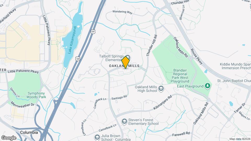 9639 White Acre Rd Map and Location Details