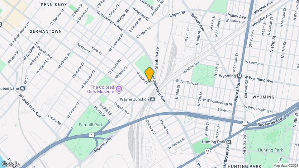 4529 Greene St Map and Location Details