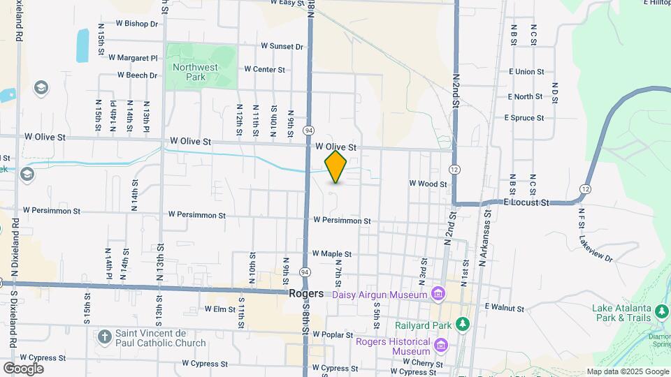 623 N 7th St Map and Location Details