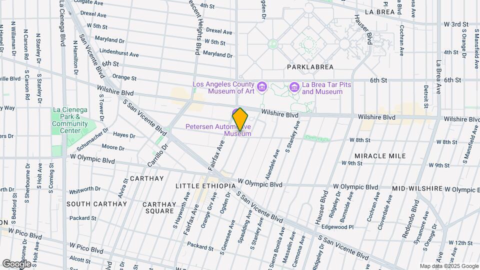 754 S Orange Grove Ave Mapa y Detalles de la Ubicación