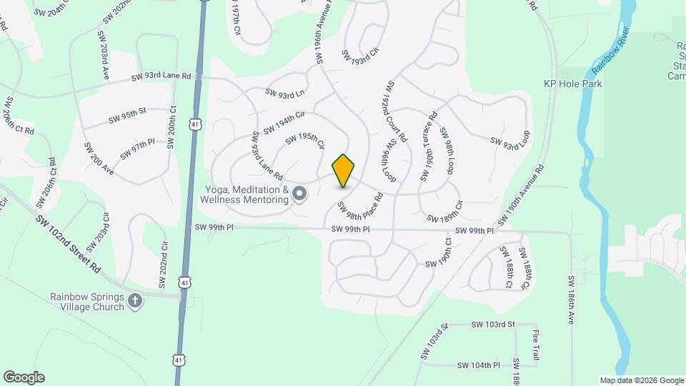 9832 SW 196th Avenue Rd Mapa y Detalles de la Ubicación