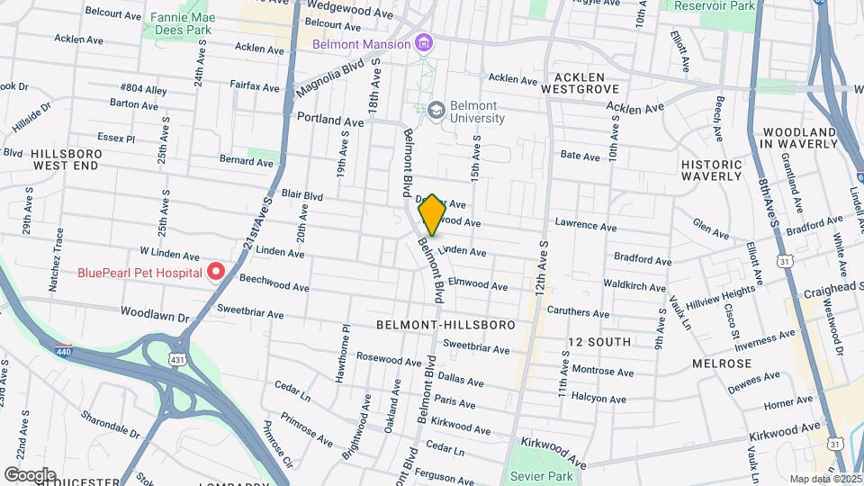 2216 Belmont Blvd Map and Location Details