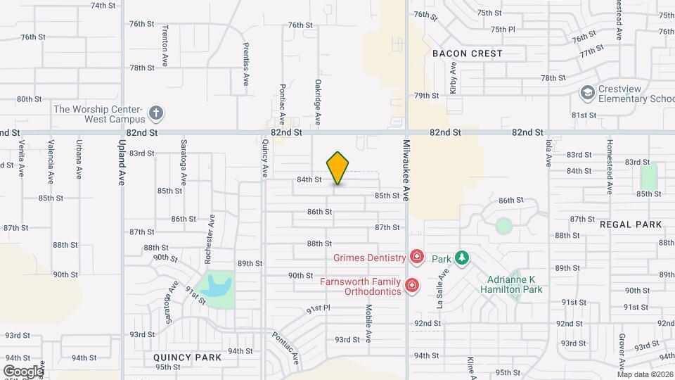 6550 85th St Map and Location Details