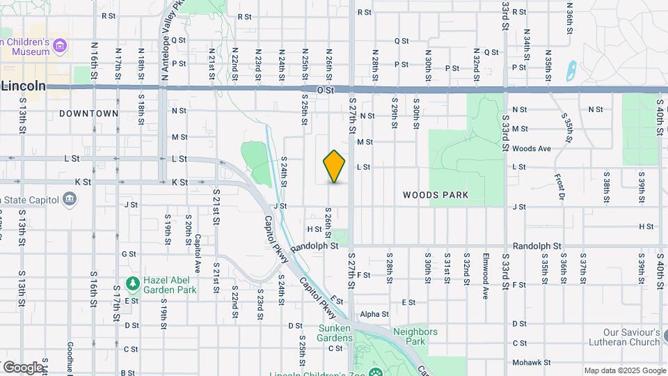 2605 K St Map and Location Details