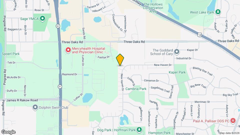 548 New Haven Dr Map and Location Details