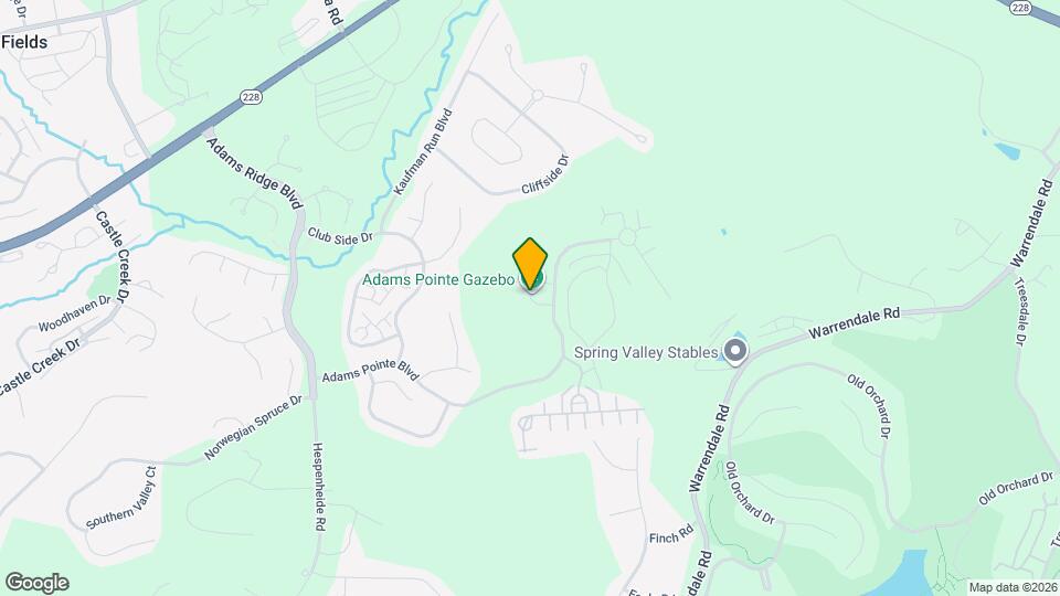 208 Adams Pointe Blvd Map and Location Details