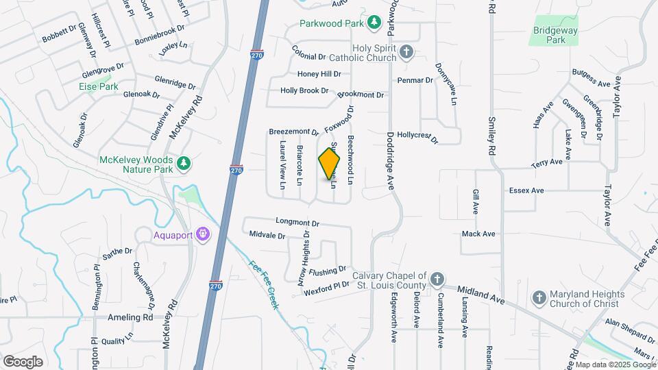 2821 Sugar Tree Ln Map and Location Details