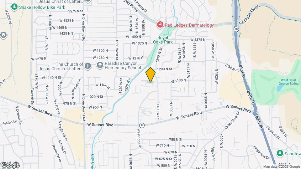 1075 N 1400 W Mapa y Detalles de la Ubicación