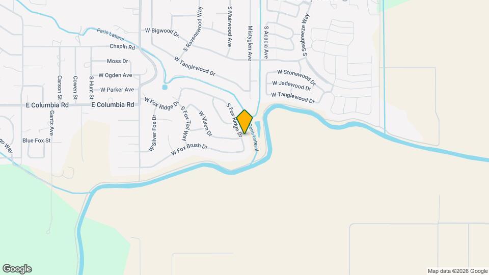 9880 S Fox Ridge Dr Map and Location Details