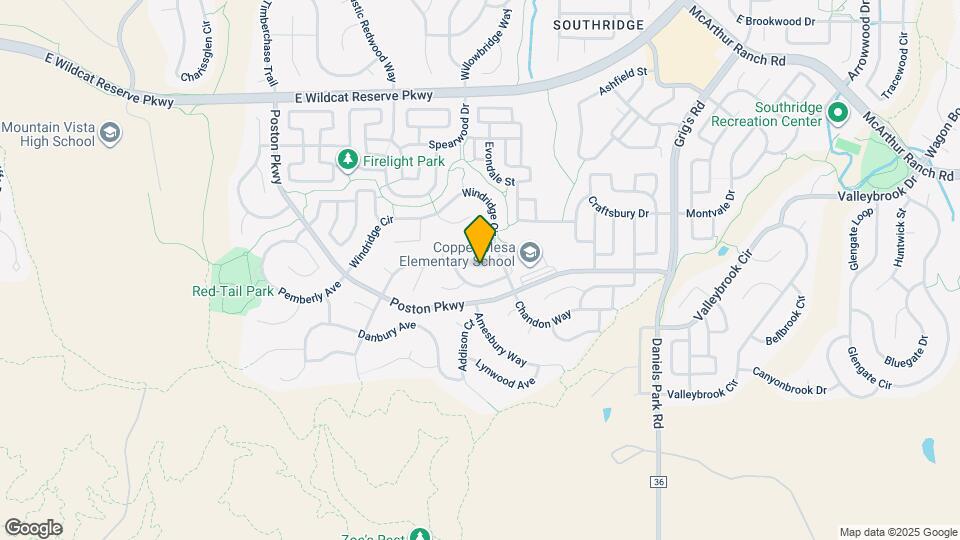 10850 Trotwood Way Map and Location Details