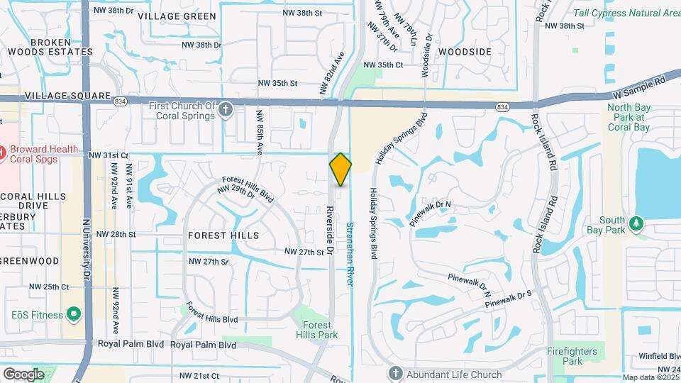 2985 Riverside Dr Map and Location Details