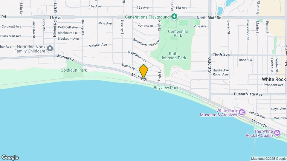 14458 Marine Dr Map and Location Details