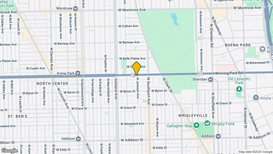 3954 N Janssen Ave Mapa y Detalles de la Ubicación