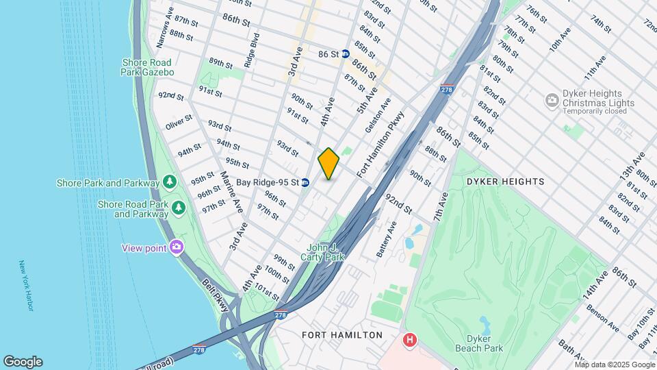 208 Gelston Ave Mapa y Detalles de la Ubicación