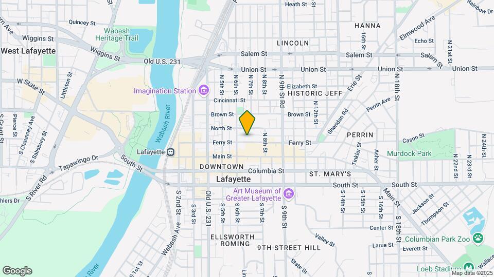 616 Ferry St, Unit Apt 1 Map and Location Details