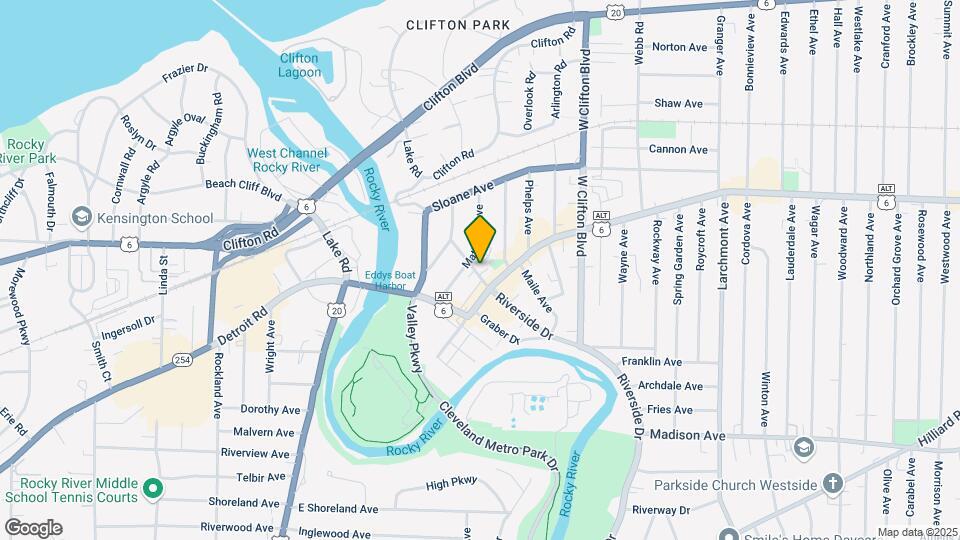 1379 Riverside Dr Map and Location Details