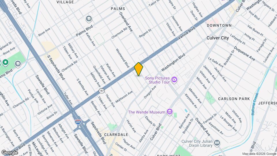 3836 1/2 Westwood Blvd, Unit 3836.5 Map and Location Details