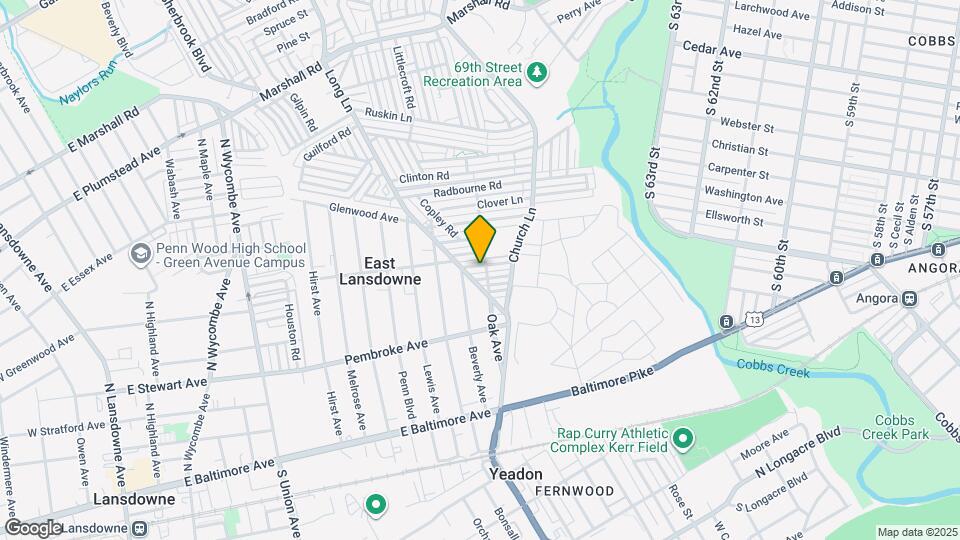 7102 Emerson Ave Map and Location Details