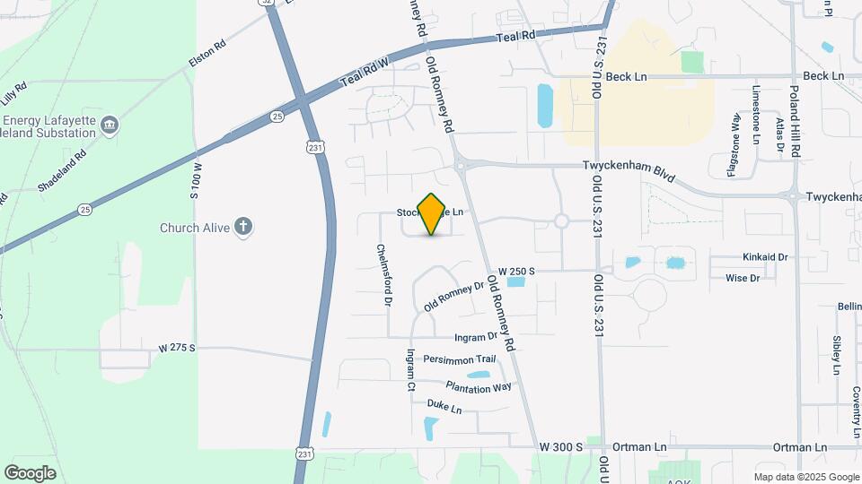 317 Cheshire Ln Map and Location Details