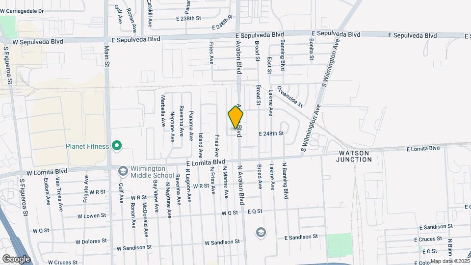 24723 S Avalon Blvd Map and Location Details
