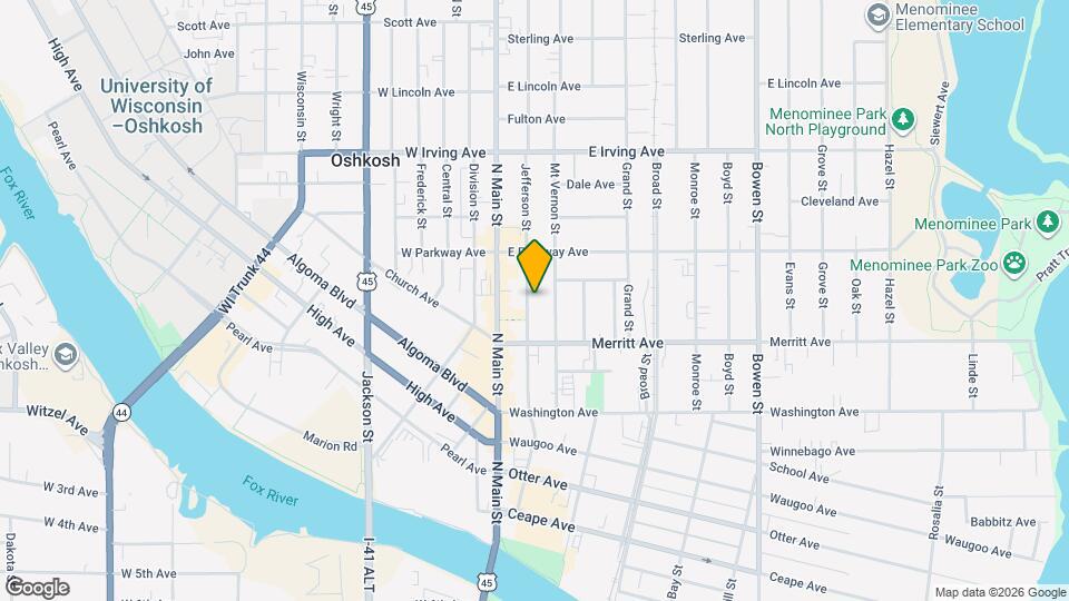 540 Jefferson St Mapa y Detalles de la Ubicación