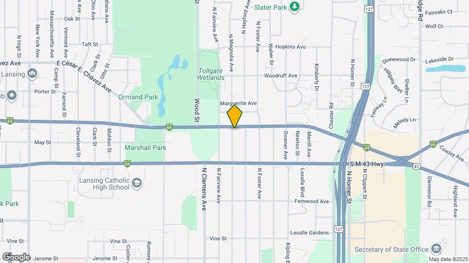 2200 E Grand River Ave Map and Location Details