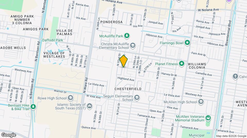 2716 N 31st St Map and Location Details