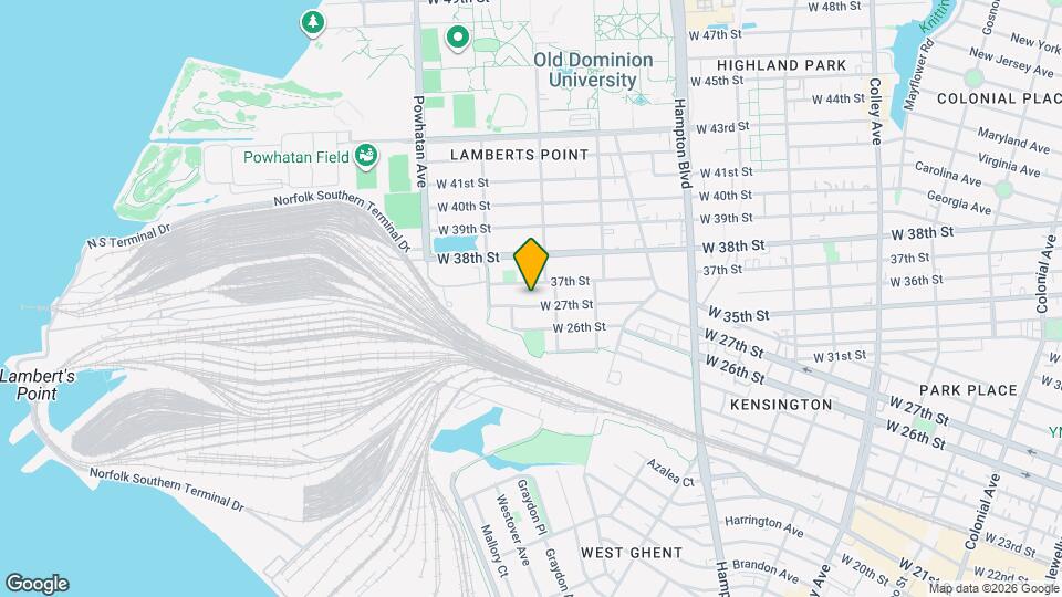 1418 W 27th St Map and Location Details