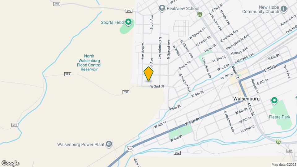 107 Stout Ave Map and Location Details