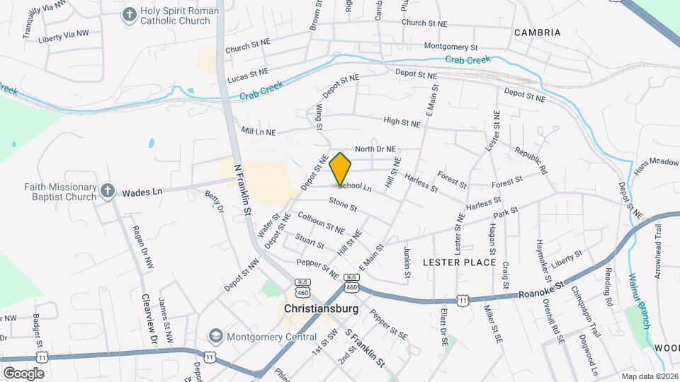 515 School Ln Map and Location Details