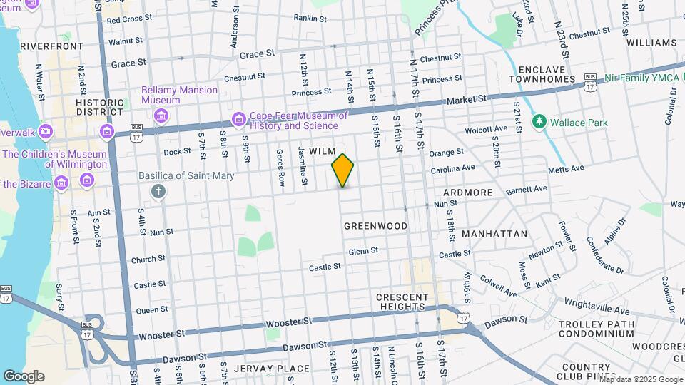 301 S 13th St Map and Location Details