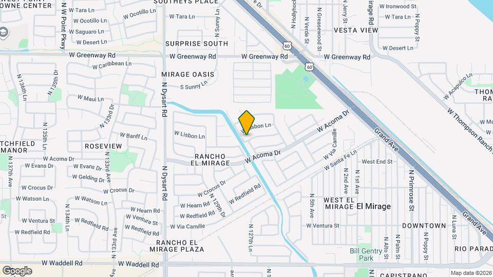 12572 W St Moritz Ln Mapa y Detalles de la Ubicación